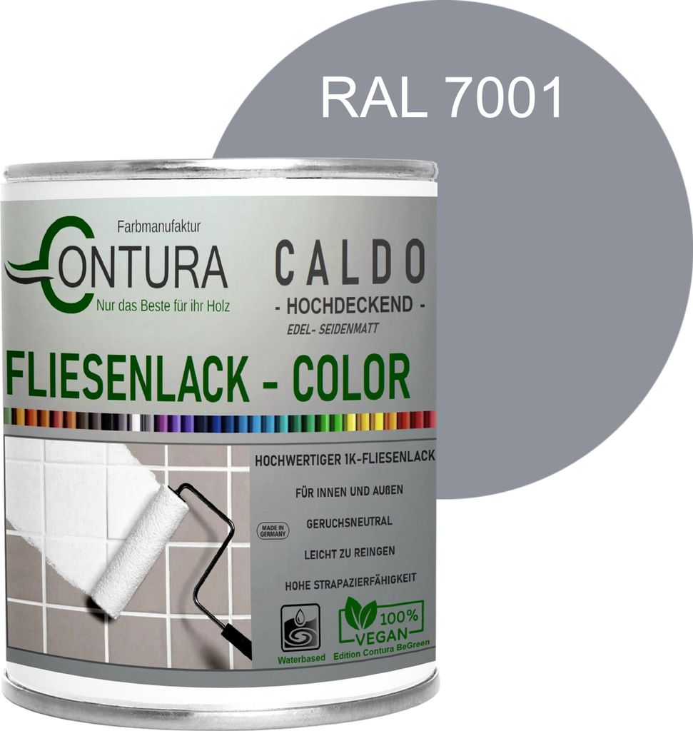 Fliesenlack 750ml. Fliesenfarbe 20 Farben Lack Fliesen Wand Produktbild 