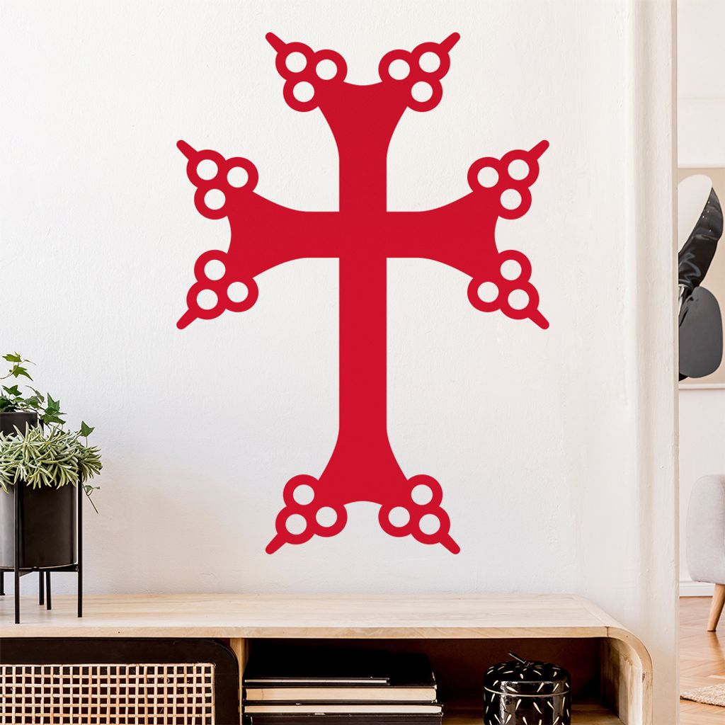 Chatschkar Wandtattoo Wandaufkleber Wall Sticker - Dekoration, Küche, Wohnzimmer, Schlafzimmer, Badezimmer