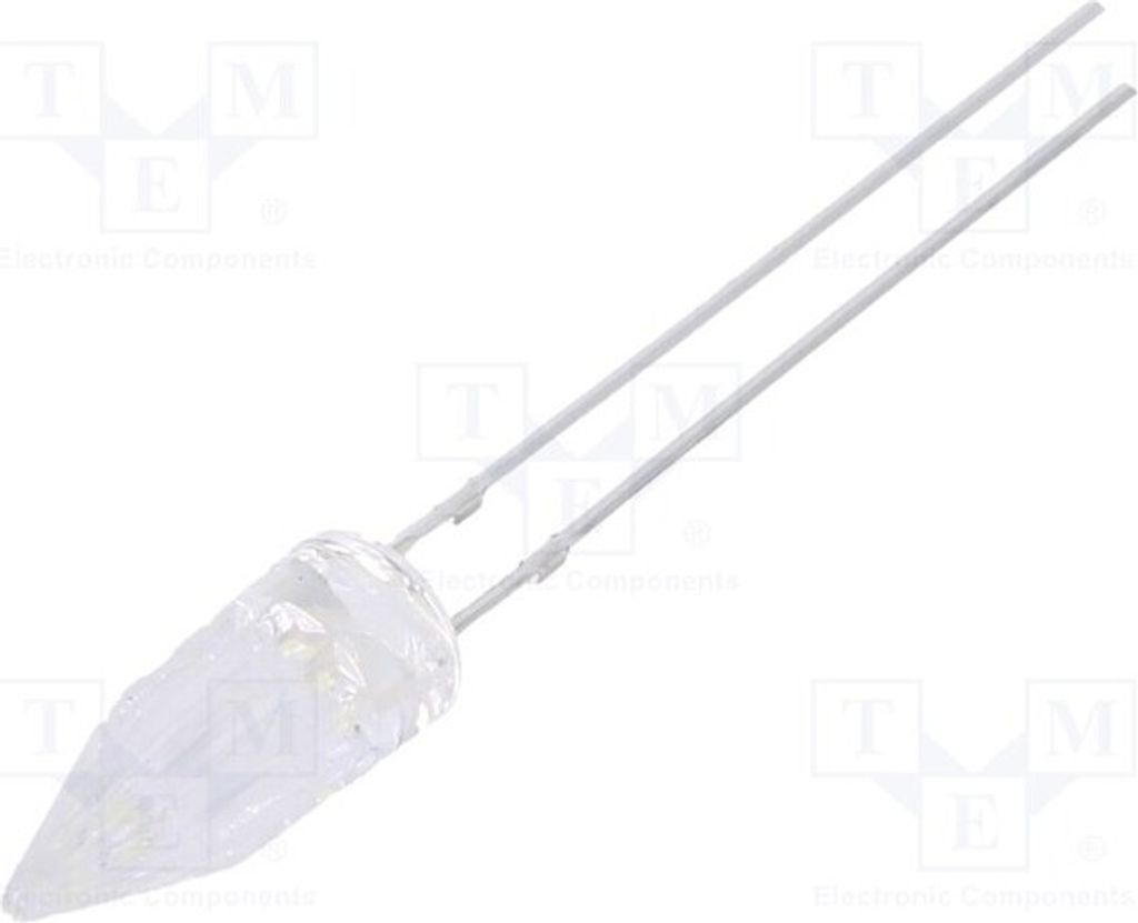 2x CRLED 5÷20V 15° 14mA OSY5MA5111A-CRLED14 LED Dioden THT 5mm gelb 14400mcd 5mm