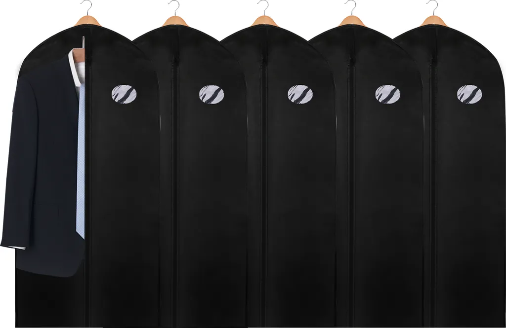 Jopassy 5x Sacchi Porta Abiti 128x60 cm - Protezione Abiti e Scarpe