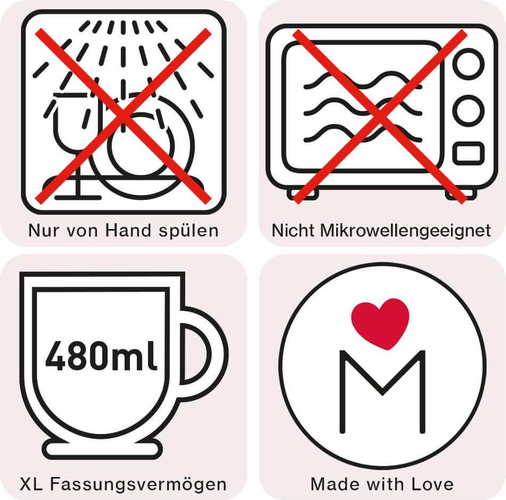Tasse Schutzengel Motiv "Lieblingsmensch" rosa Produktbild 