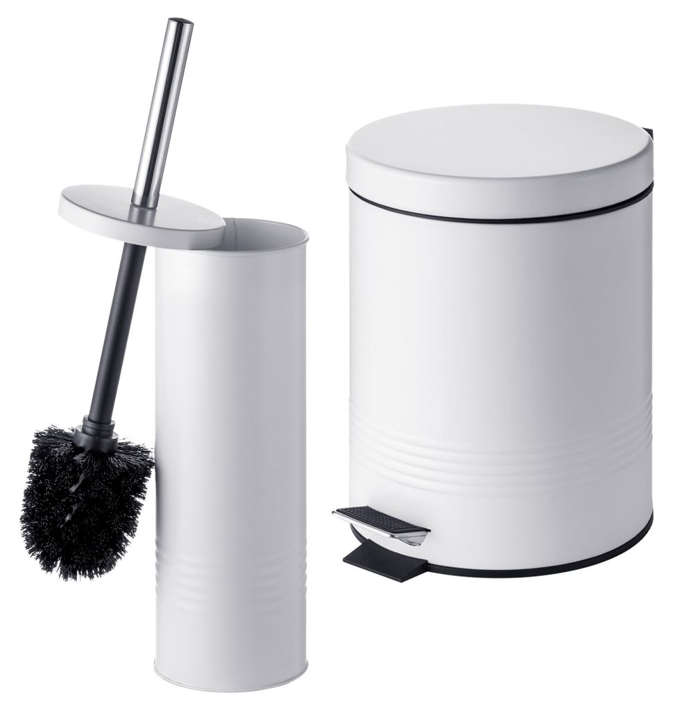 Súprava do kúpeľne Relaxdays, 2-dielna, toaletná kefa, Obrázok produktu 