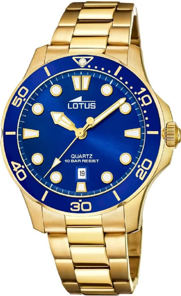 Regalo Donna Ideale: Orologio Lotus 18764/1 Oro e Blu Excellent