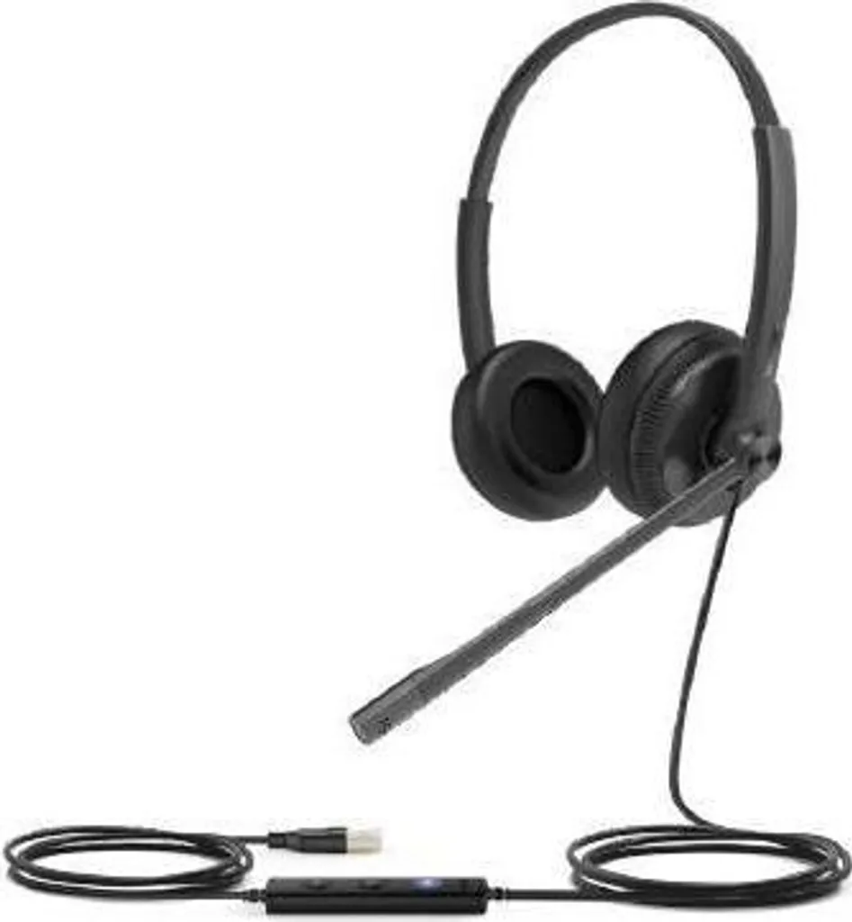 Yealink UH34 Lite Dual Teams Casque Filaire avec Prise USB Plug & Play