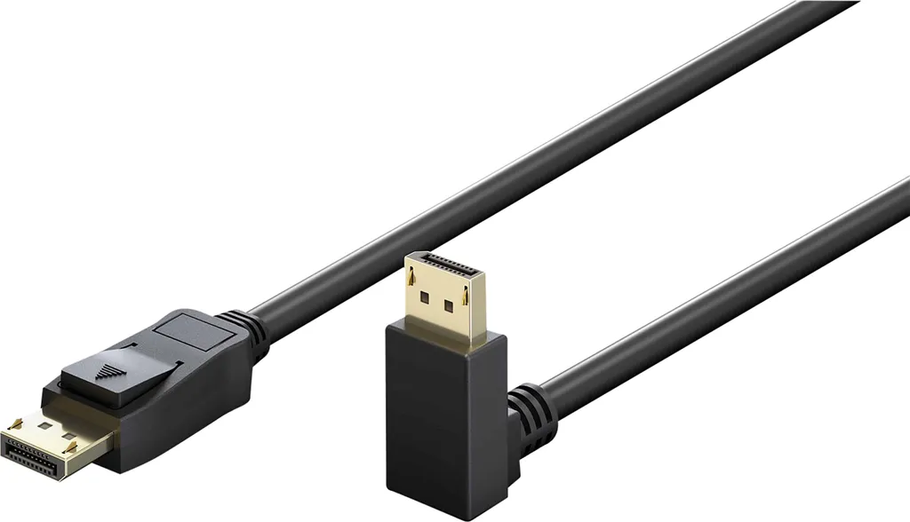 Câble DisplayPort 2.1 Coudé 5m : Évitez les Plis et Profitez de la 8K
