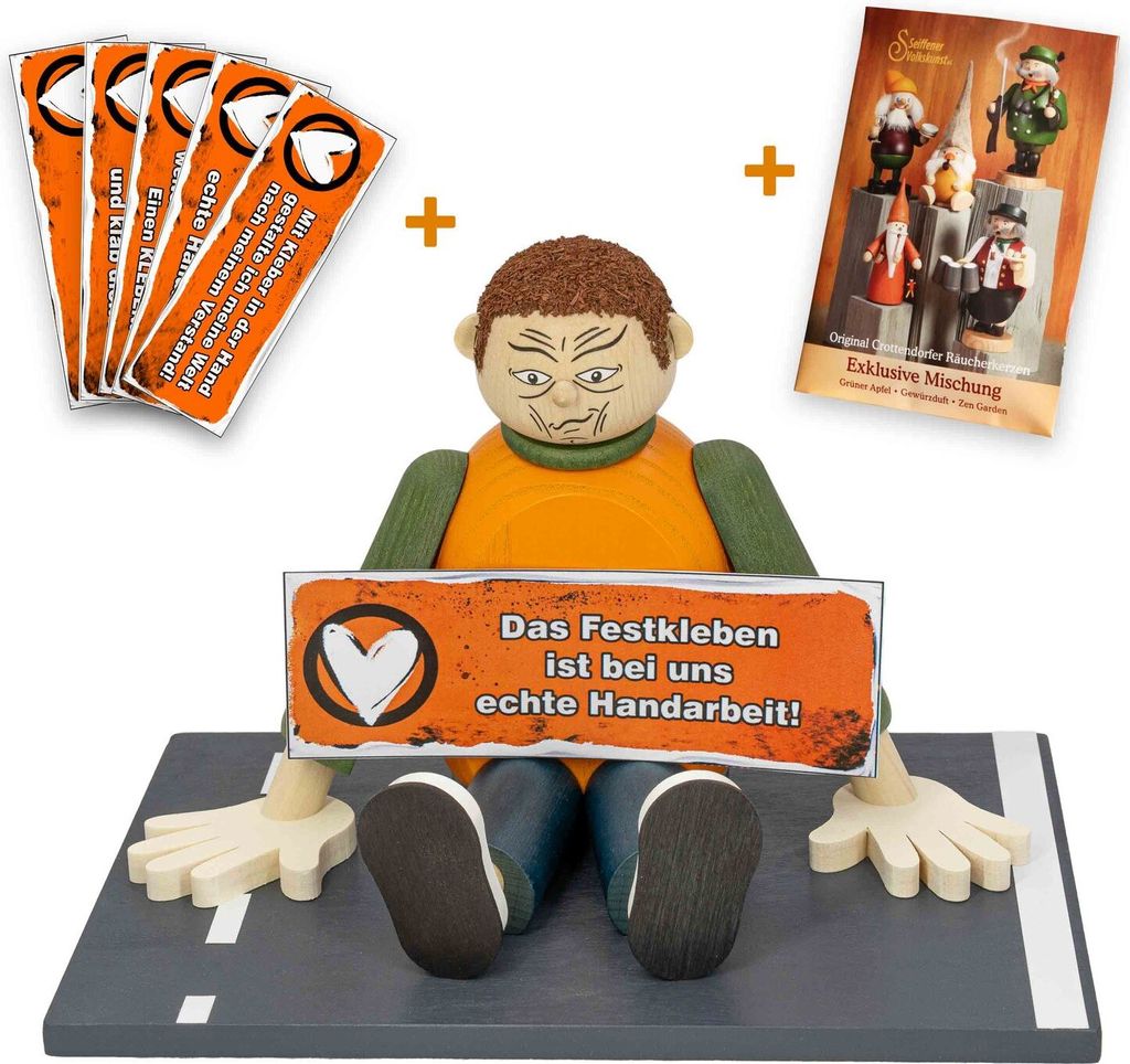 Räuchermännchen Klimakleber 12 cm