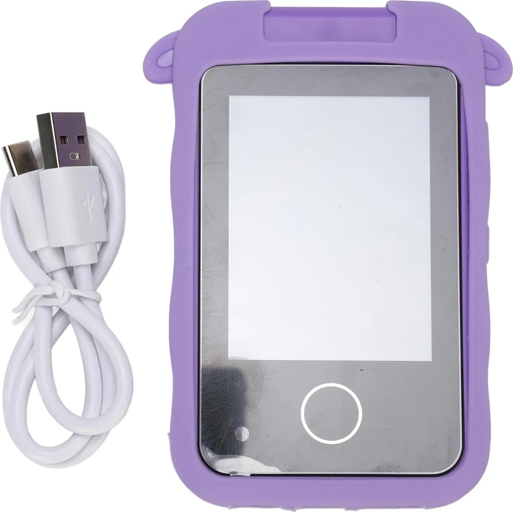 Appareil photo enfant antichoc tactile 48 MP avec selfie et jeux violet