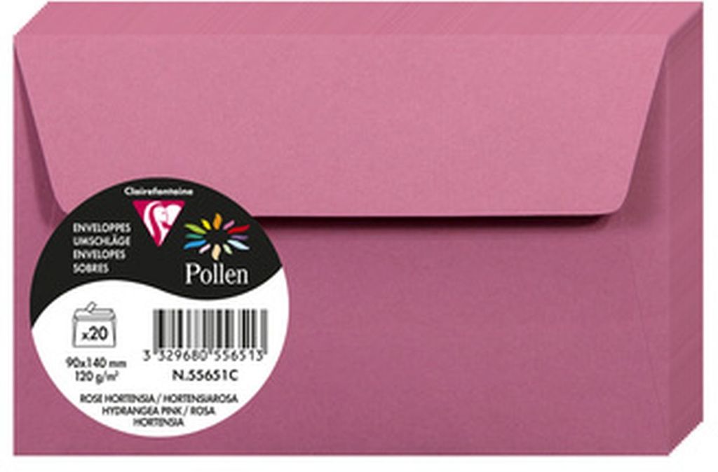 Clairefontaine Umschlag Pollen 90x140 120g hort