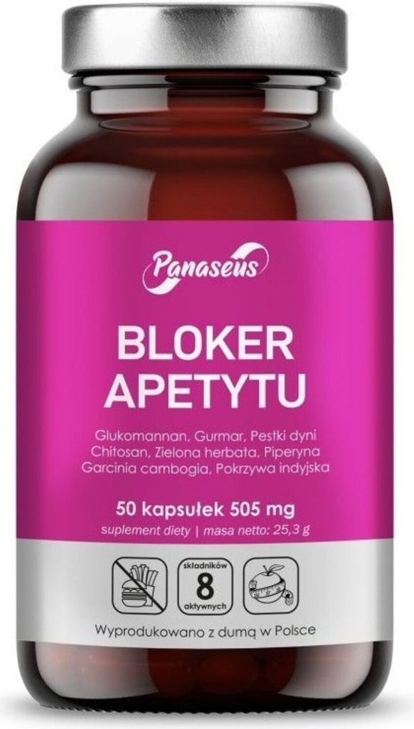 Panaseus bloker apetytu 50 kaps. BI6306 Zdjęcie produktu 