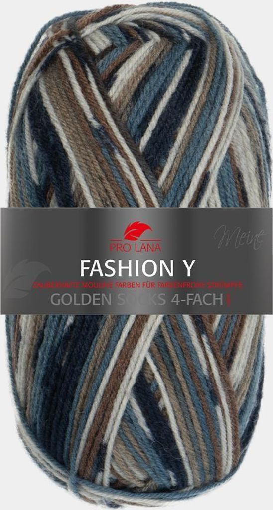 Pro Lana Golden Socks Fashion Y 4-fach Sockenwolle, Farbe:S16