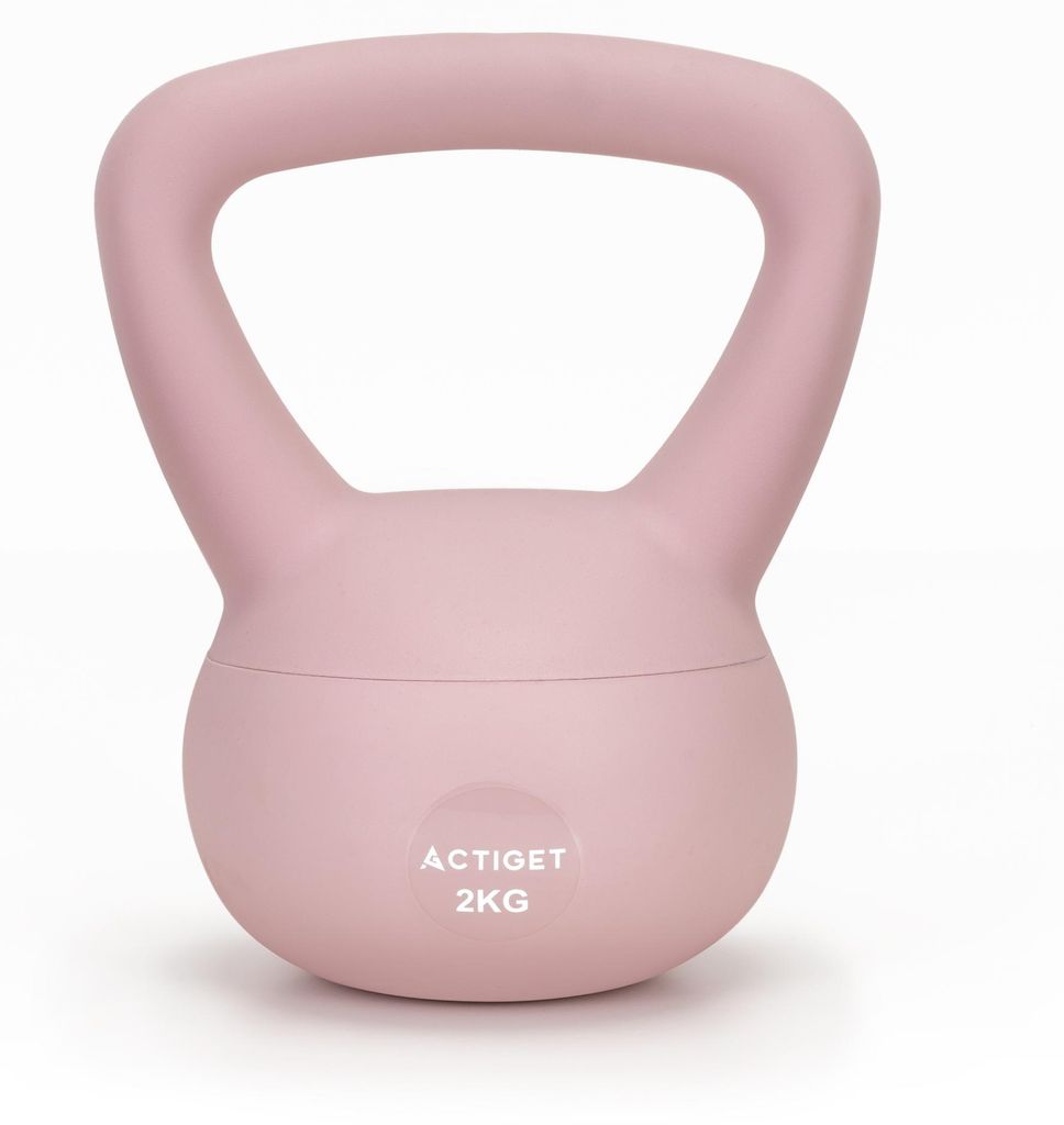 Actiget®  Zachte Kettle Bell | Kettlebell | 2 kg | Roze Productafbeelding 
