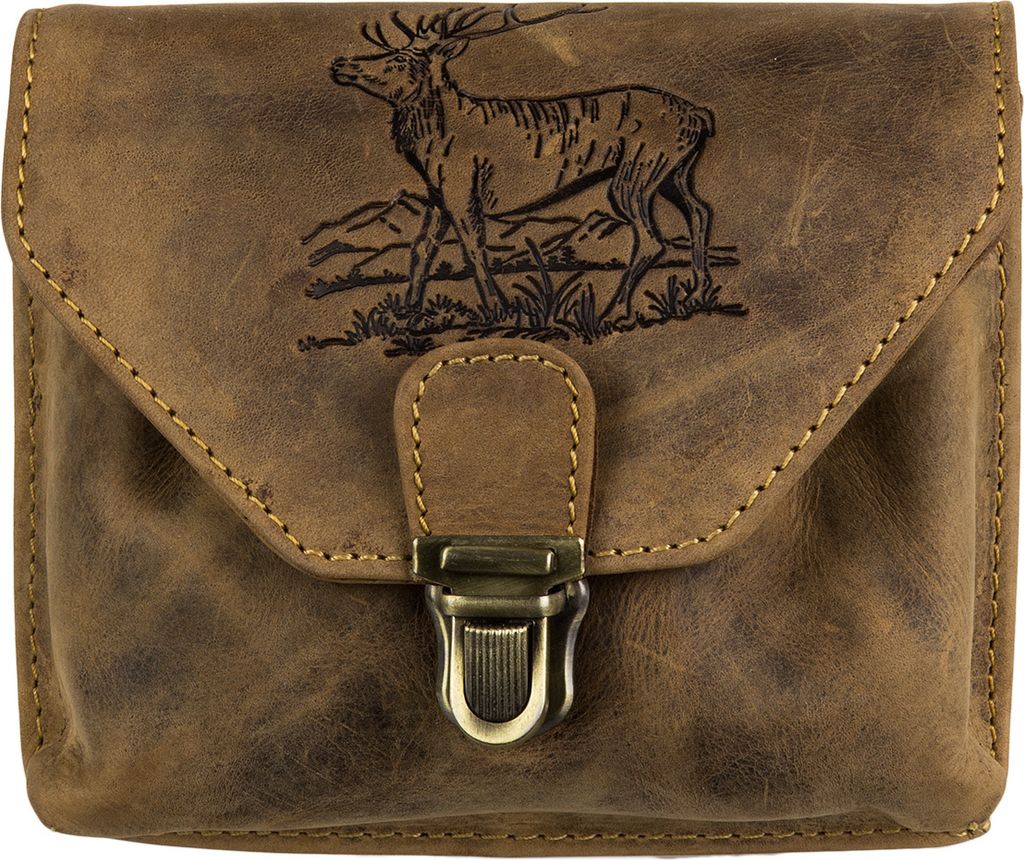 Green Burry Vintage Outdoor Gürteltasche Hirsch (Leder) Produktbild 