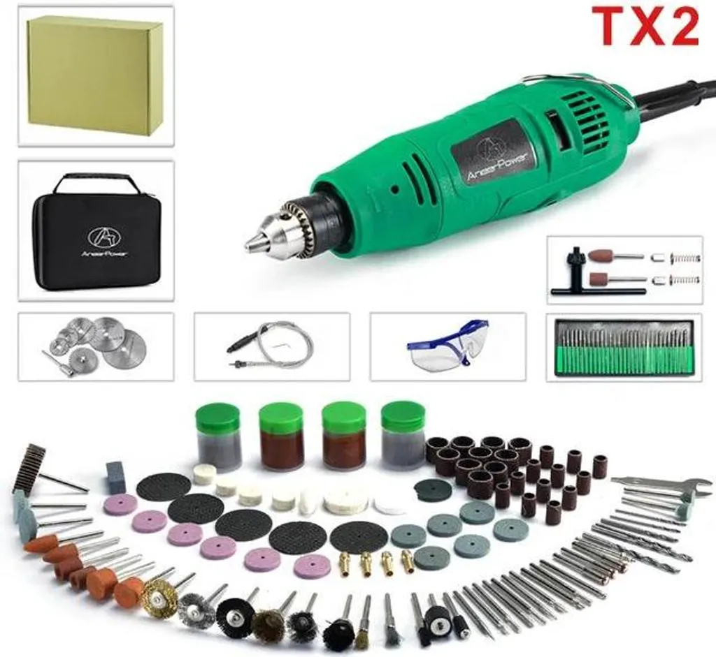 Mini Trapano 260W Precisione Variabile - Ideale Modellismo e Fai da Te