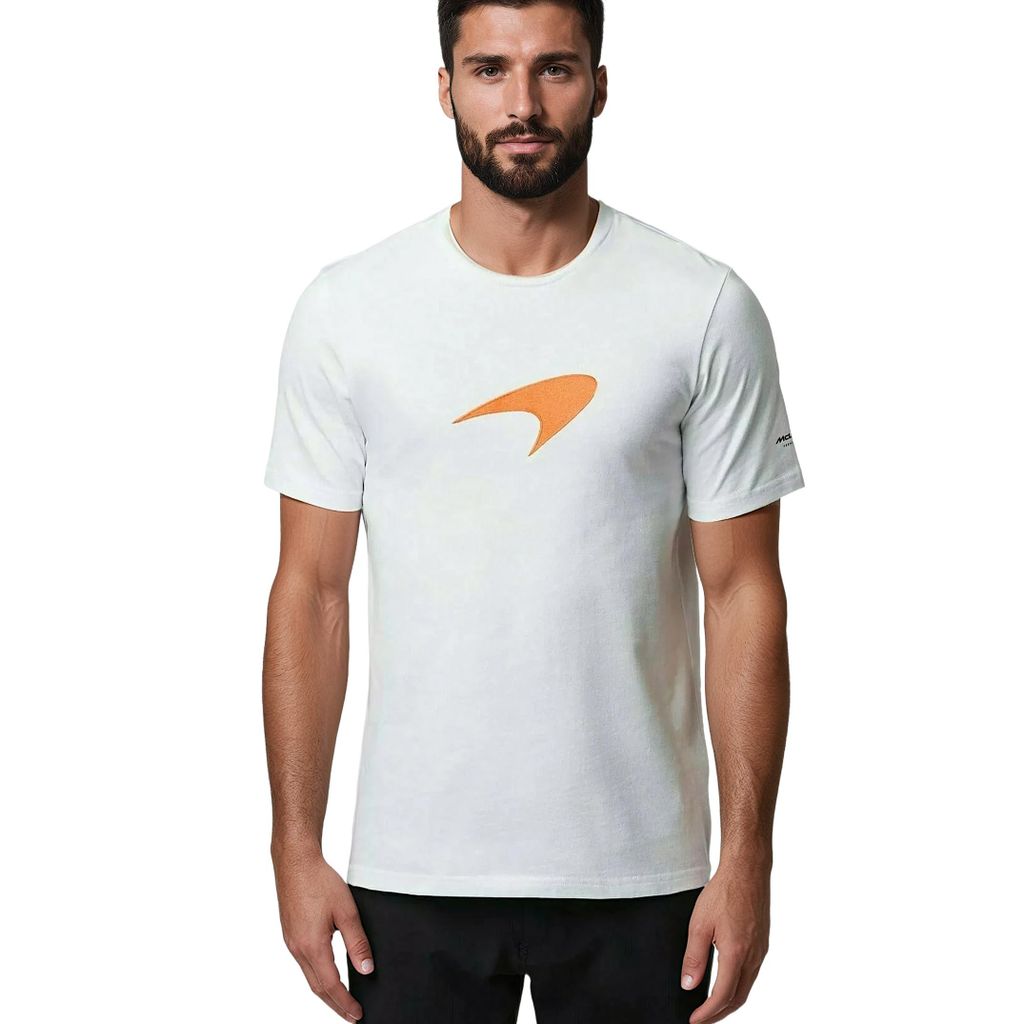 McLaren Herren-T-Shirt Speedmark Gr.M weiß Motorsport Formel 1