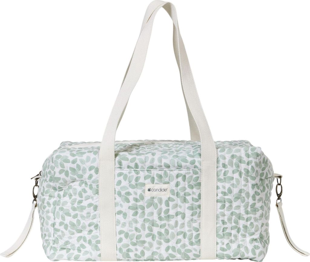 Wickeltasche, Candide, Blätter Design, Geräumig, Waschmaschinenfest