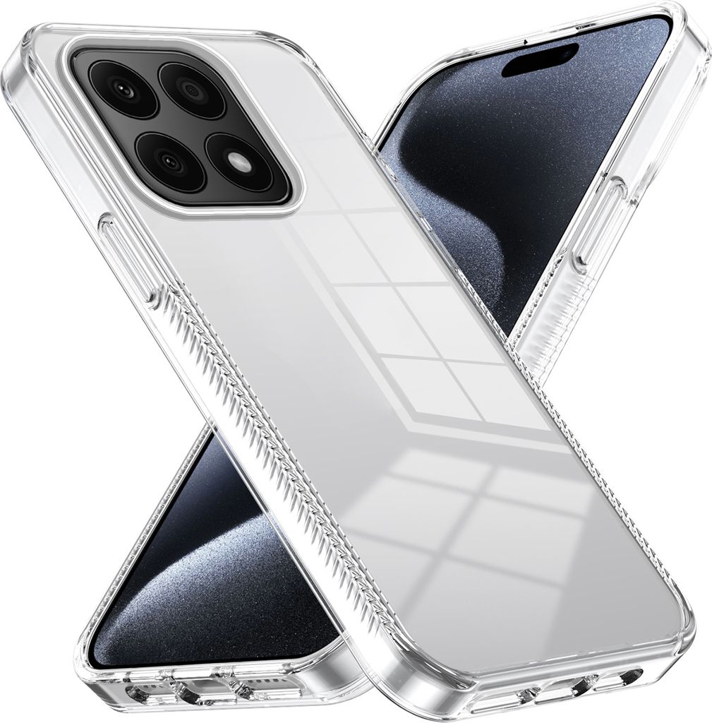 Hülle für Honor X8B Rutschfest Kristallklare Stoßfeste TPU Bumper Handyhülle Transparent