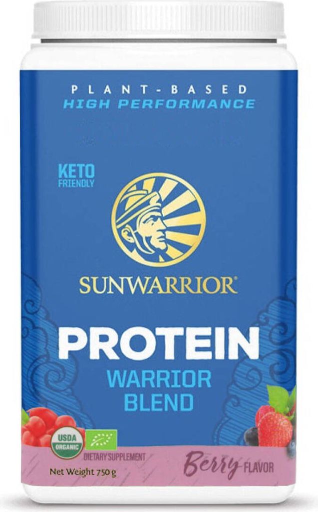 Sunwarrior Warrior Blend Organic (750g) Berry Shortcake - Produktbild 