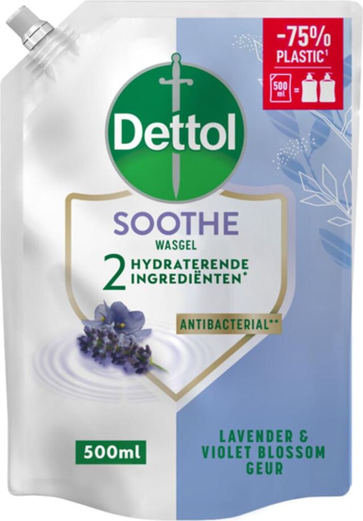 Dettol Handseife Nachfüllpackung - Soothe - Lavendel & Veilchenblüte - 500 ml - 1 Stück