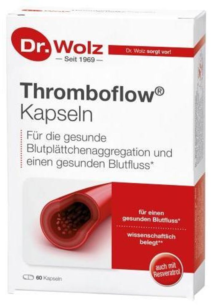 Kapsułki Thromboflow Dr.Wolz 60 kapsułek Zdjęcie produktu 