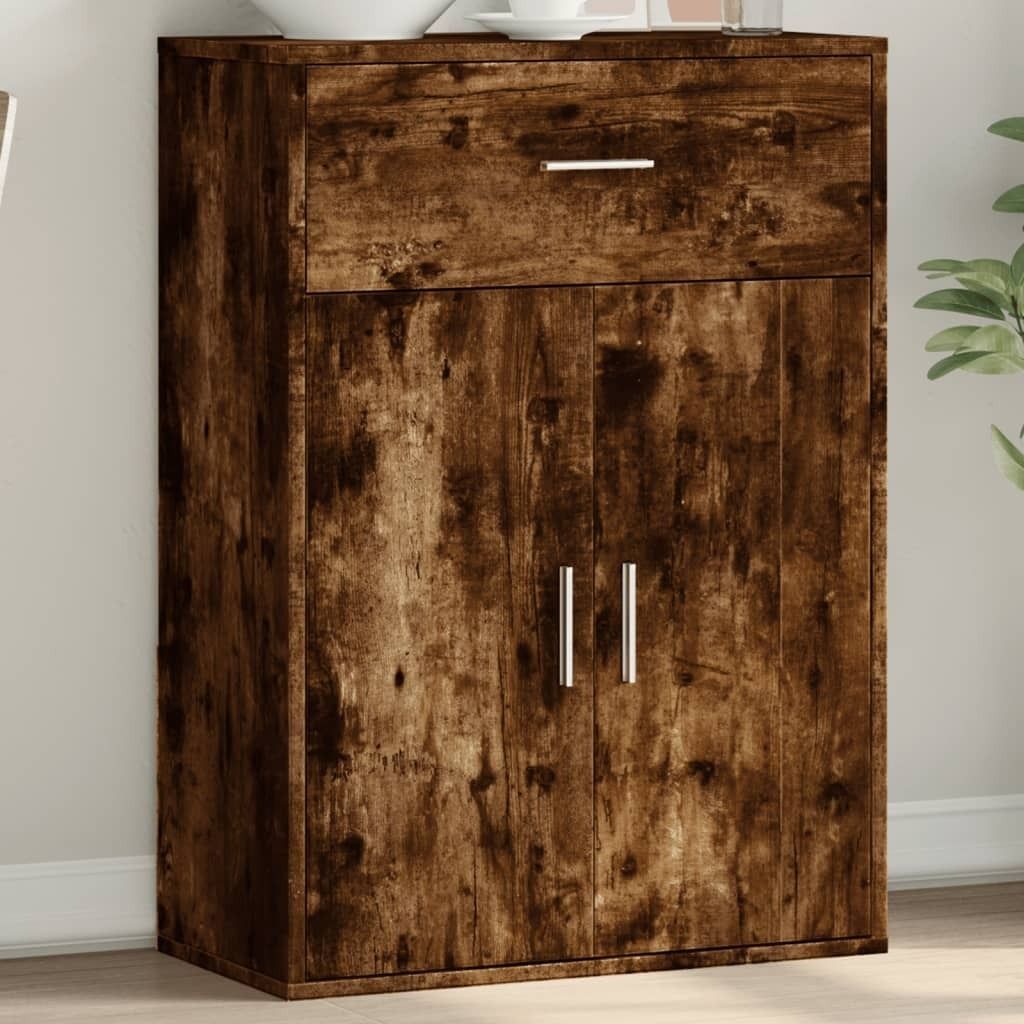 Maison Exclusive - Sideboard Räuchereiche 60x30x84 cm Holzwerkstoff
