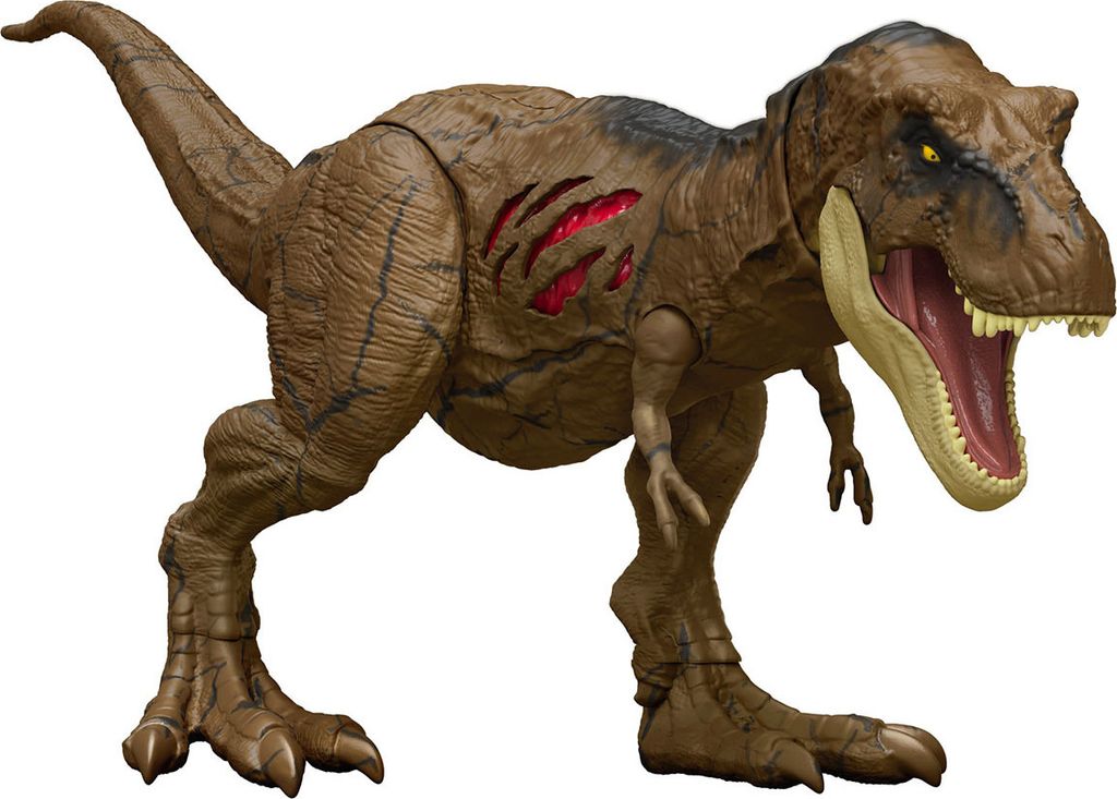 Mattel HGC19 - Jurassic World - Dominion - Tyrannosaurus Rex, Dinosaurier Spielfigur