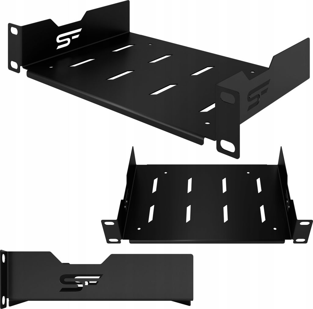 Serverregal RACK 10" 1U 150 mm Regal für RACK Standard Fest Schwarz Stalflex