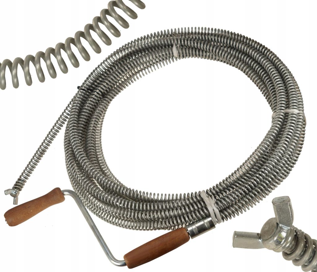 FEINZ | Spiralschlauch - 18 mm x 25 m - verzinkt - hohe Flexibilität - für Rohrreinigung