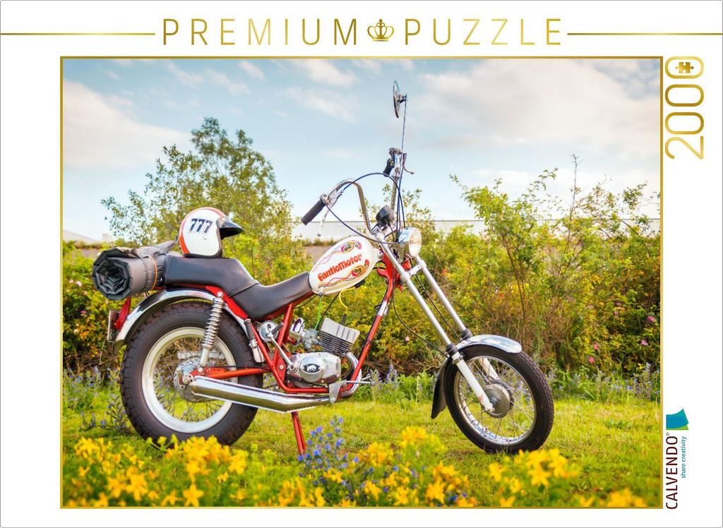 CALVENDO Puzzle Fantic TX 134 Chopper | 2000 Teile Lege-Größe 90x67cm Foto-Puzzle für glückliche Stunden