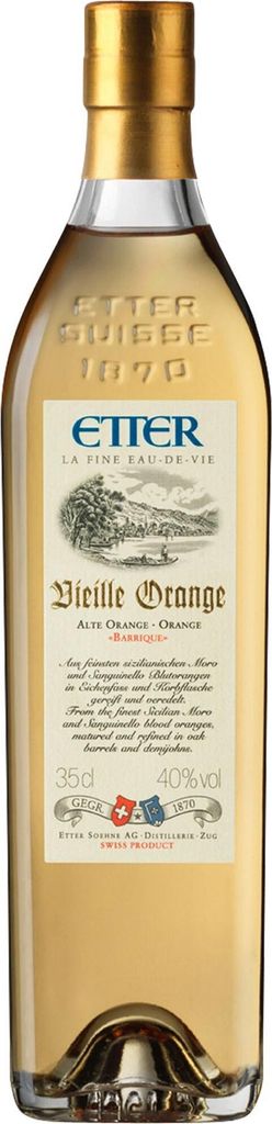 Etter Söhne AG Distillerie Zug Etter Vieille Orange 40% vol NV Obstbrand ( 1 x 0.35 L )