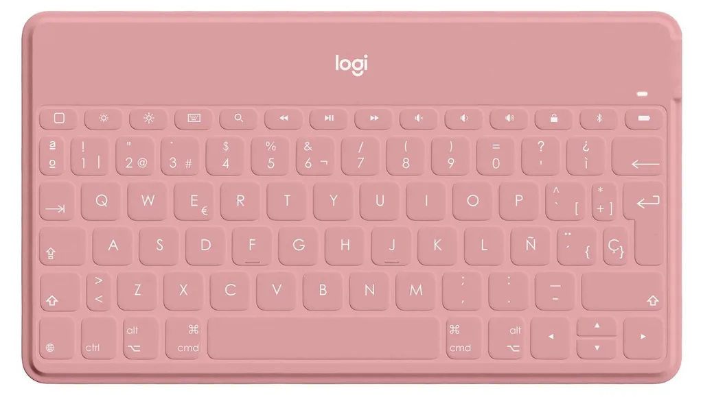 Clavier Bluetooth Nomade Logitech Keys-To-Go Rose pour iPad et Apple TV