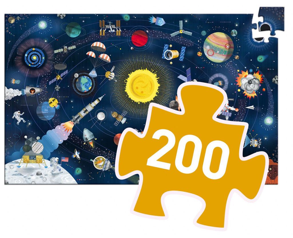 DJECO Puzzle Beobachtung: das Universum 200 Teile