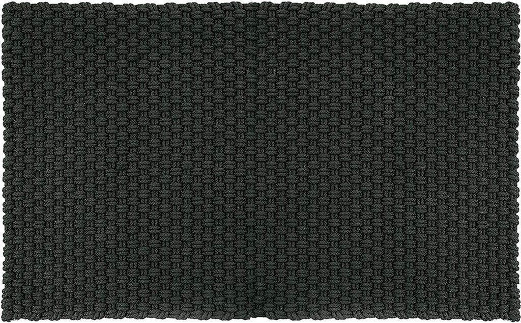 Pad UNI Fußmatte für Innen und Draußen black Badematte Größenauswahl, GRÖßENAUßWAHL:72 x 92 cm
