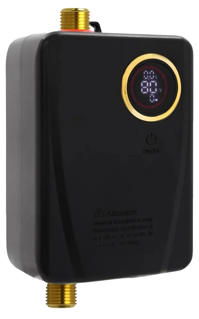 Chauffe-eau électrique Inox 304 haute efficacité Noir - Modèle EU 30L