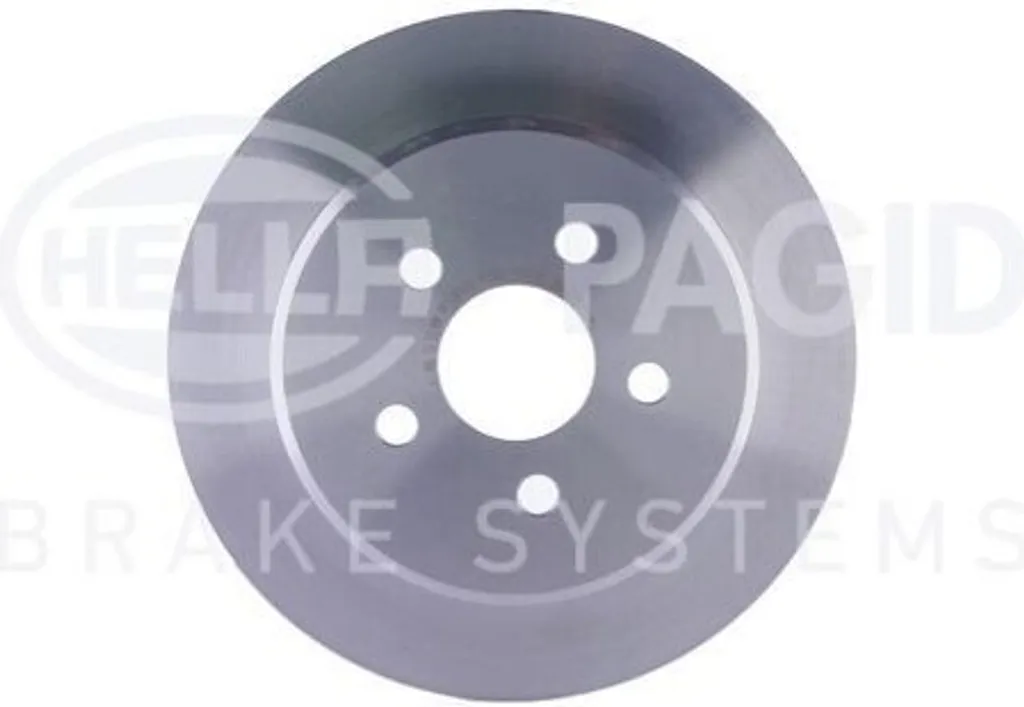 Disque de frein HELLA 8DD 355 107-921 contre les vibrations pour Chrysler