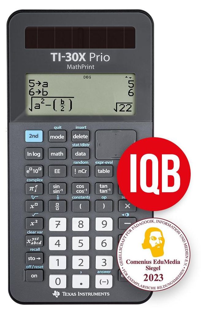 Texas Instruments Schulrechner TI-30 X Prio Mathprint Produktbild 