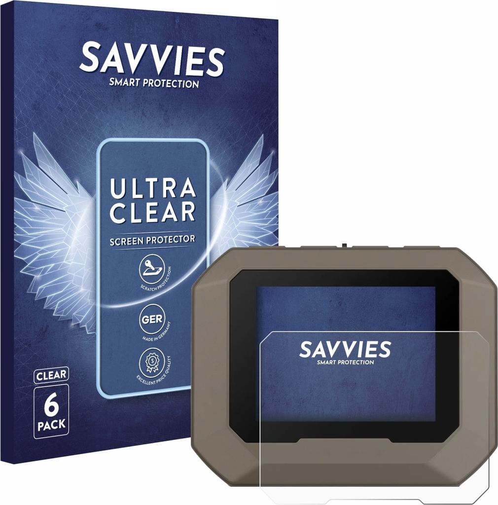 6x Für Garmin Xero C1 Pro Schutzfolie Savvies Displayschutz Display Schutz Folie Klar Transparent