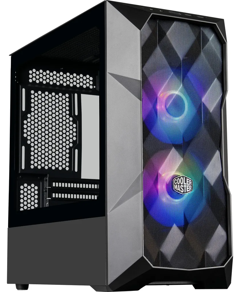 Boîtier PC TD300 Mesh Cooler Master avec Façade 3D et Verre Trempé - 3