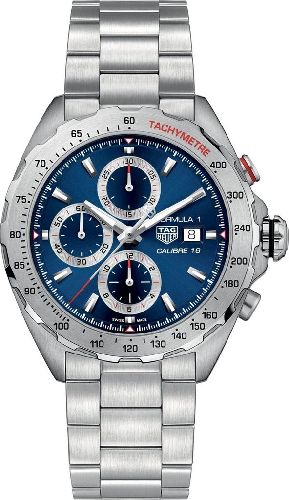 Tag Heuer Formula 1 Chronograph Herrenuhr silber blau CAZ2015.BA0876