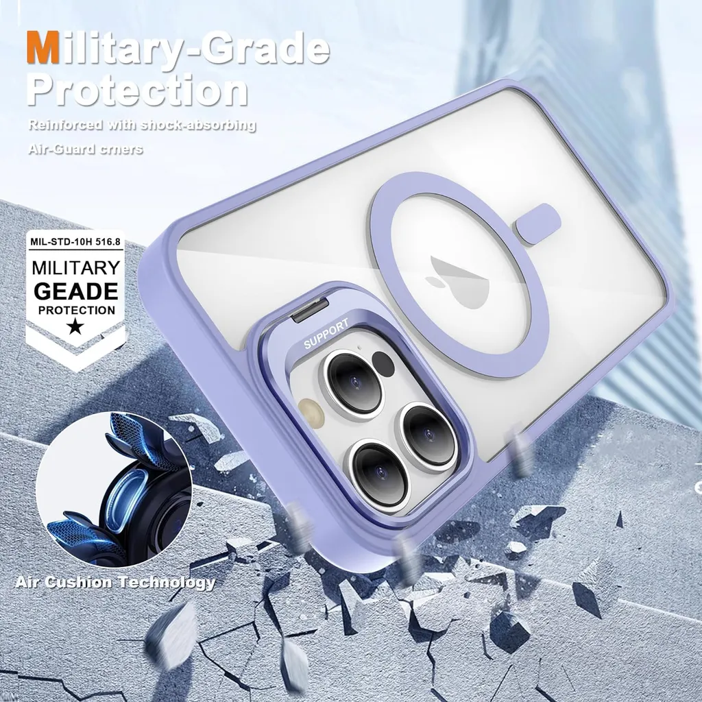 Per iPhone 13 Pro Max Custodia per telefono in TPU con sfumatura trasparente ad alta sfumatura (viola scuro