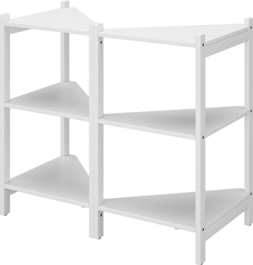 Waschbeckenunterschrank Vicco Zeno Weiß 68 x 60.5 cm 2er Produktbild 