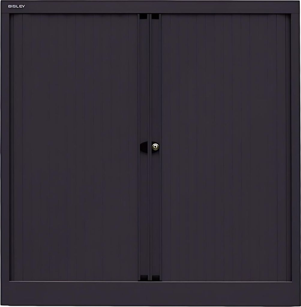 BISLEY Rollladenschrank EuroTambour Maße: 100 x 103 x 43 cm (B x H x T) Anzahl der Fachböden: 2 Fachböden