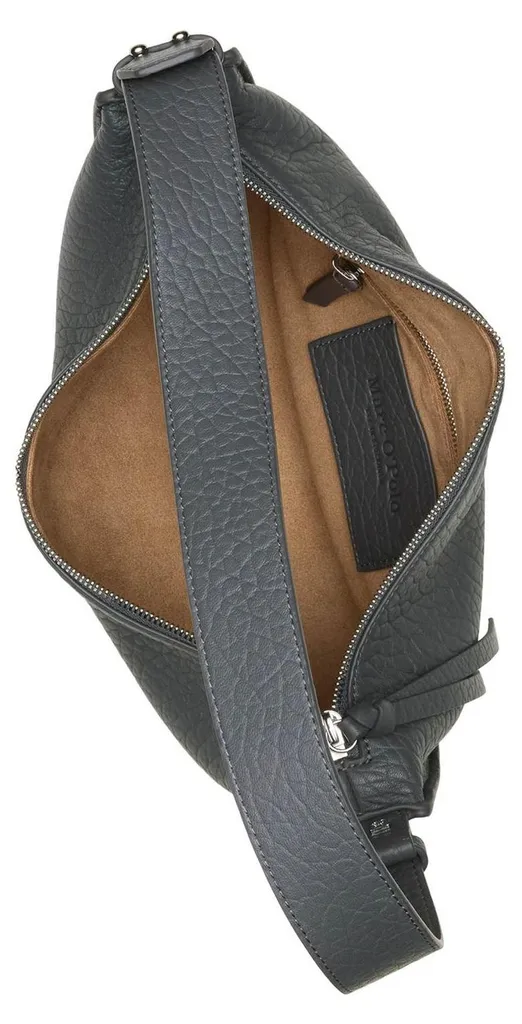 Sac bandoulière Aami Marc O'Polo en cuir gris foncé pour femme urbaine - 4