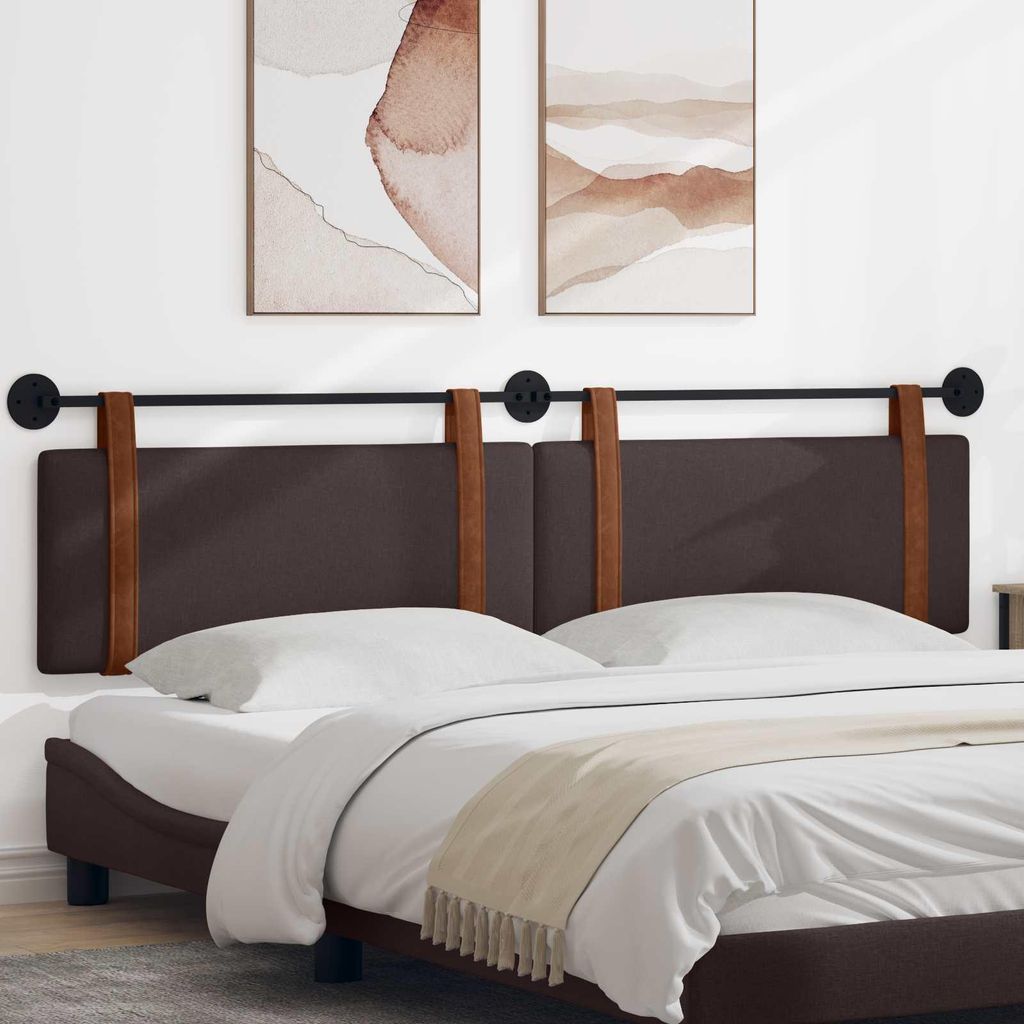 "Neues Produkt" Hängevorderseite Uni - CLORIS - Dunkelbraun 210x55x5 cm Antikes Polyurethan- Kopfteile V3151