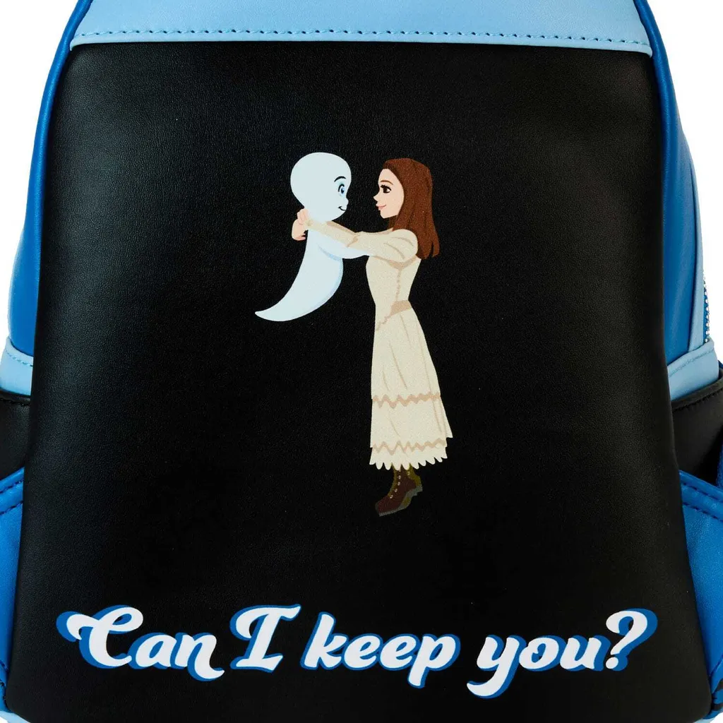 Sac à Dos Casper Loungefly Phosphorescent en Simili Cuir Blanc et Noir