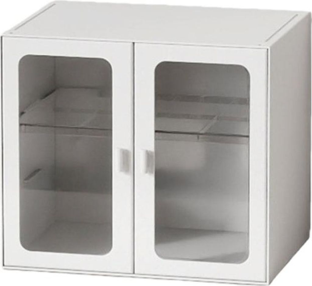 INF Stapelbarer Tassen-Organizer, Staubdichte Kaffeetassen Aufbewahrungsbox mit Magnet