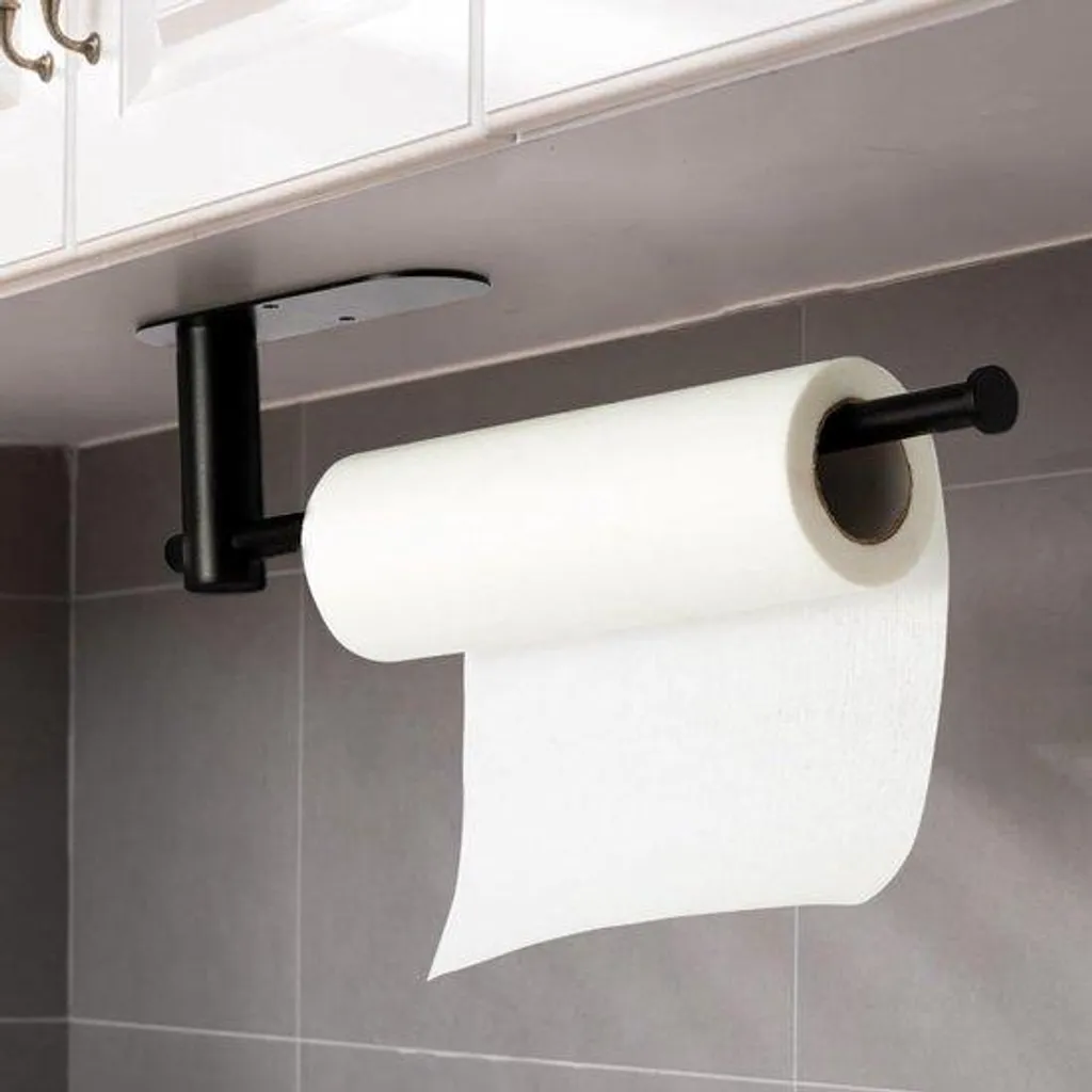 Porte-serviettes en papier cuisine stable : fini les rouleaux qui tombent