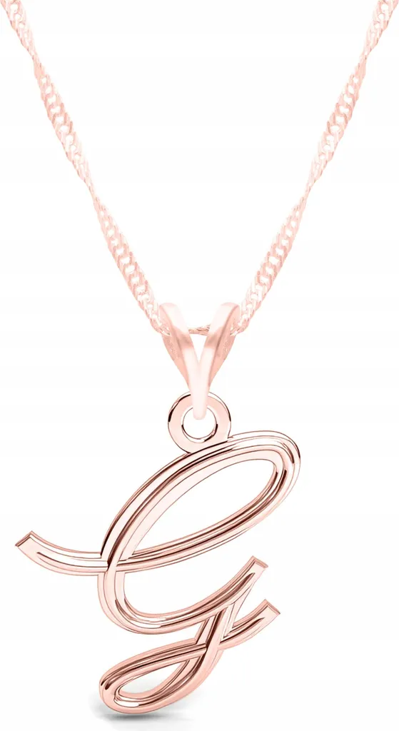 Collana Lettera G Trend 2024 | Argento 925 Placcato Oro Giallo