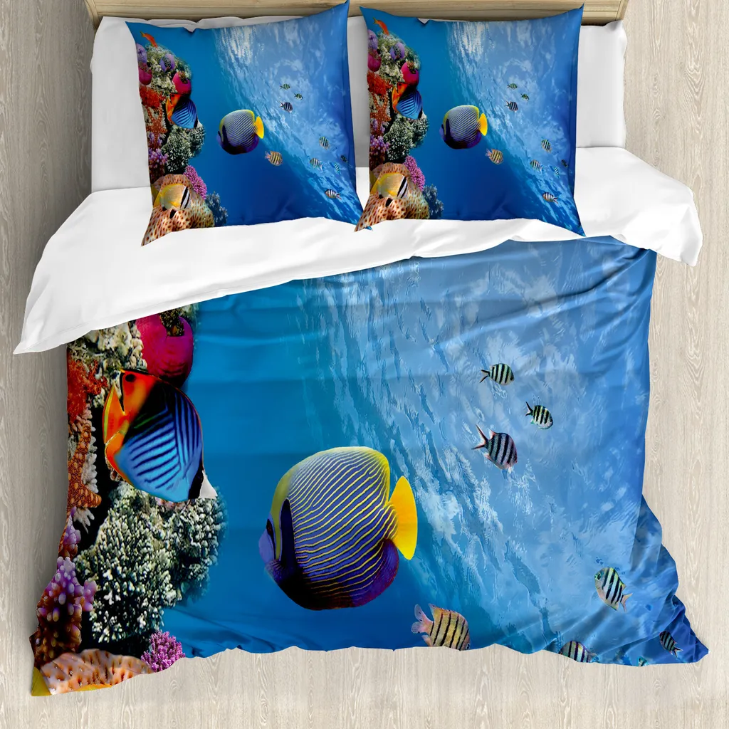 Copripiumino ABAKUHAUS Sotto il Mare 200x200 Antiacaro Anallergico