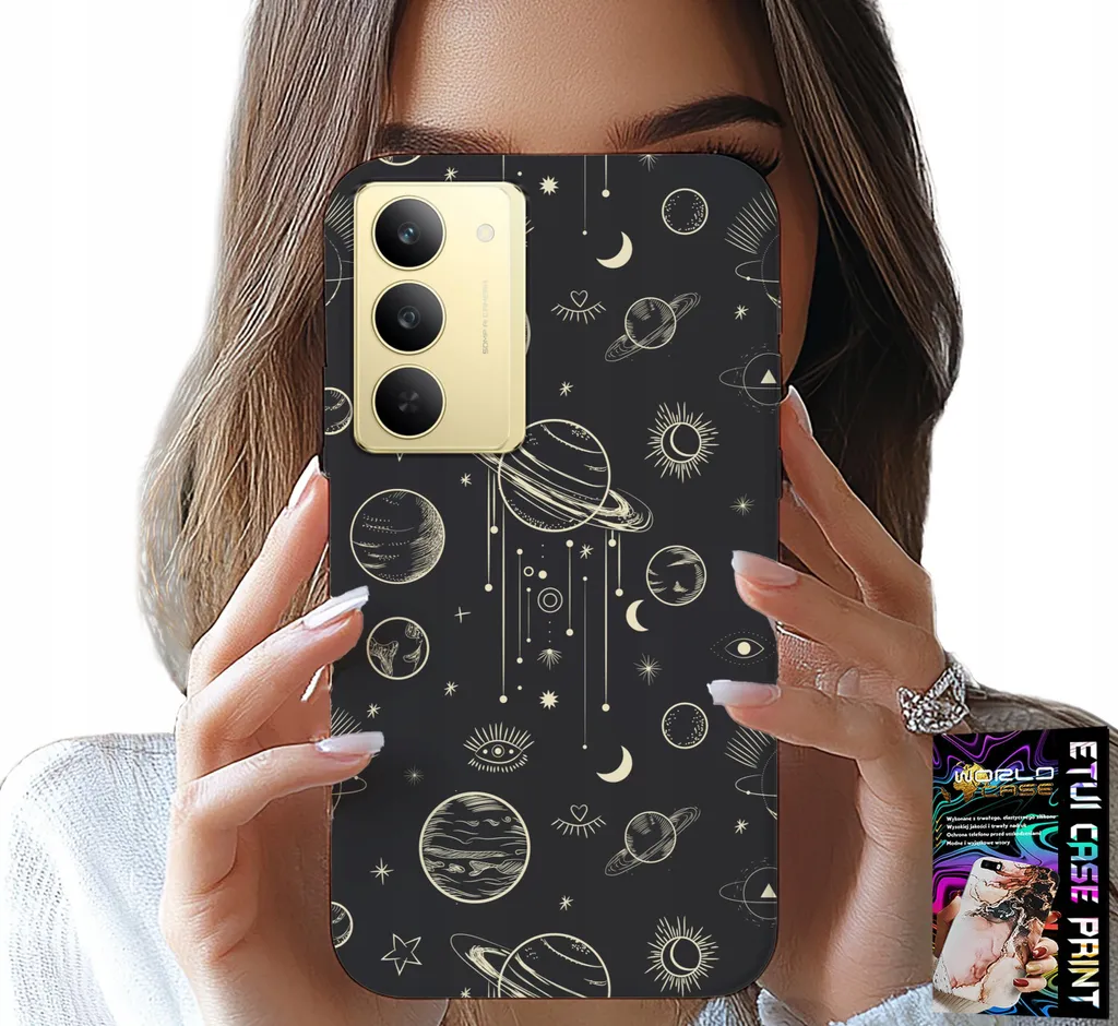 Kit Protezione Realme 14X: Cover Cosmo Luna + Pellicola Vetro 9H