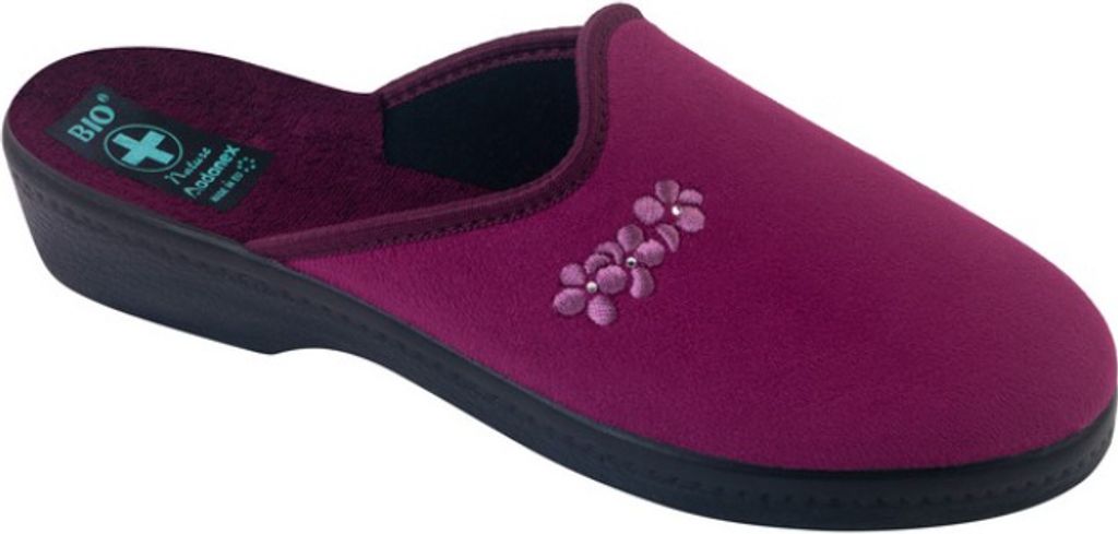 Damenhausschuhe ADANEX bio 29263 burgund
